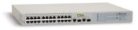 Allied telesis 24 x 10/100TX, 12 POE Capable + 2 1000T/SFP Web Smart Switch (AT-FS750/24POE)